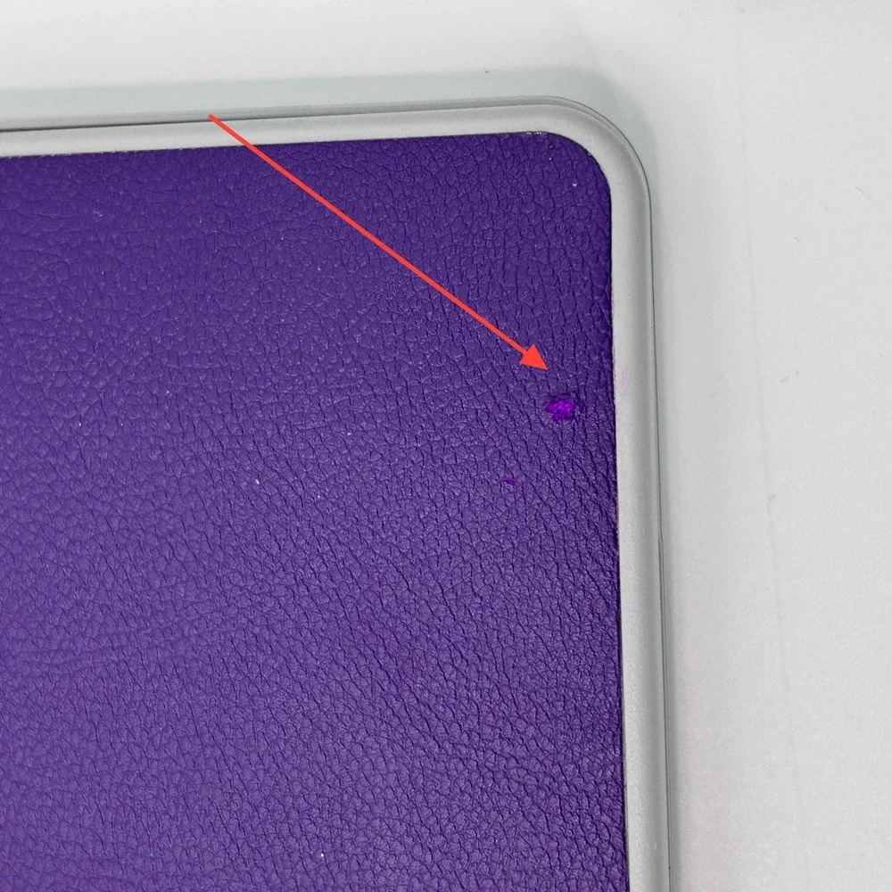 ZAGG Folio Hinged Bluetooth Keyboard Case for iPad Air Purple Gray IDSZF-PU0